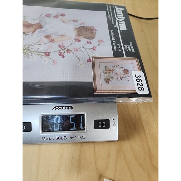 Janlynn Girl With Cosmos Counted Cross Stitch Kit #29-18 Design by Nancy Cole - Picture 7 of 7